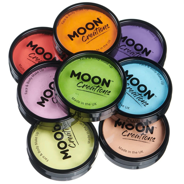 Moon Creations Pro Face Paint Cake Pots Light Green 36g van Moon Creations koop je bij Partywinkel