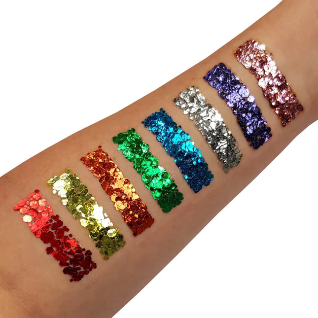 Moon Glitter Classic Chunky Glitter Gel Pink 12ml van Moon Creations koop je bij Partywinkel