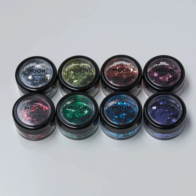 Moon Glitter Classic Chunky Glitter Red 3g van Moon Creations koop je bij Partywinkel
