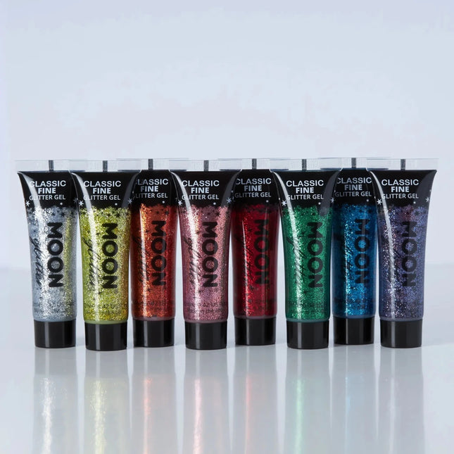 Moon Glitter Classic Fine Glitter Gel Pink 12ml van Moon Creations koop je bij Partywinkel