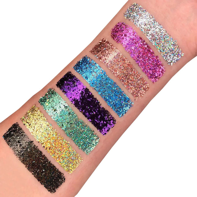 Moon Glitter Holographic Fine Glitter Gel Gold 12ml van Moon Creations koop je bij Partywinkel