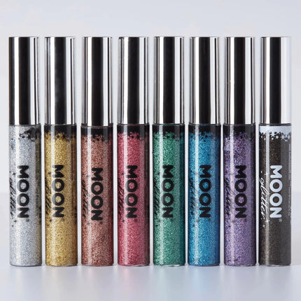 Moon Glitter Holographic Glitter Eye Liner Blue 10ml van Moon Creations koop je bij Partywinkel