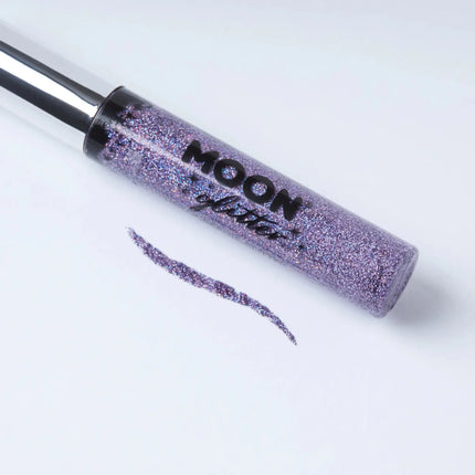 Moon Glitter Holographic Glitter Eye Liner Purple 10ml van Moon Creations koop je bij Partywinkel