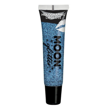 Moon Glitter Holographic Glitter Lipgloss Blue 15ml van Moon Creations koop je bij Partywinkel