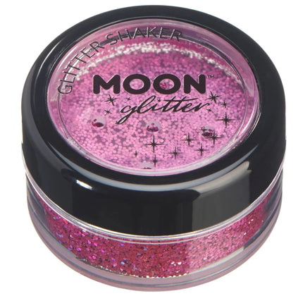Moon Glitter Holographic Glitter Shakers Pink 5g van Moon Creations koop je bij Partywinkel