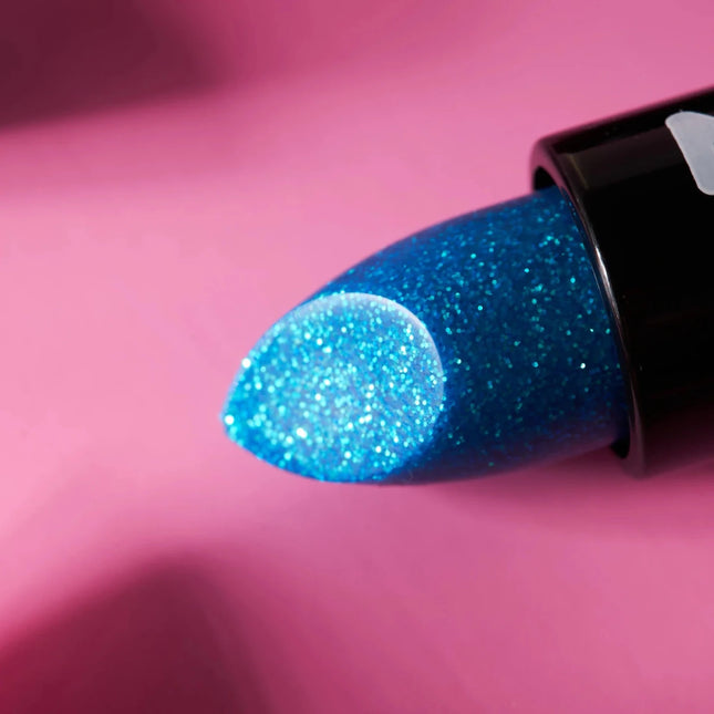 Moon Glitter Iridescent Glitter Lipstick Blue 4.2g van Moon Creations koop je bij Partywinkel