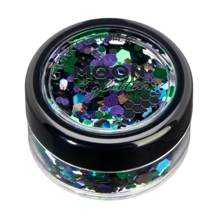 Moon Glitter Mystic Chunky Glitter Galaxy 3g van Moon Creations koop je bij Partywinkel