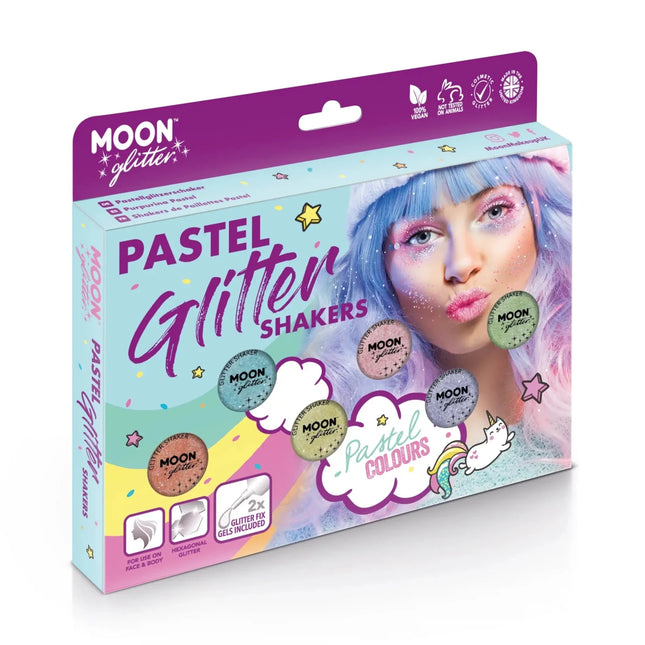 Moon Glitter Pastel Glitter Shakers Baby Blue 5g van Moon Creations koop je bij Partywinkel