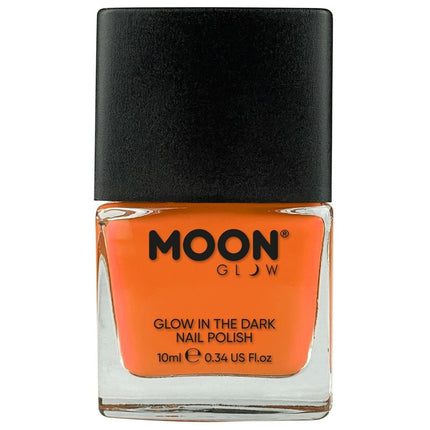Moon Glow Glow in the Dark Nail Polish Orange 14ml van Moon Creations koop je bij Partywinkel