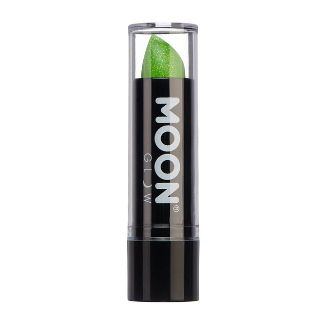 Moon Glow Neon UV Glitter Lipstick Green 4.2g van Moon Creations koop je bij Partywinkel