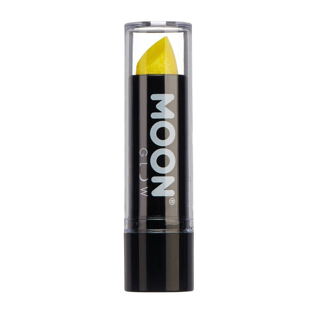 Moon Glow Neon UV Glitter Lipstick Yellow 4.2g van Moon Creations koop je bij Partywinkel