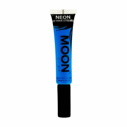 Moon Glow Neon UV Hair Streaks Intense Blue van Moon Creations koop je bij Partywinkel