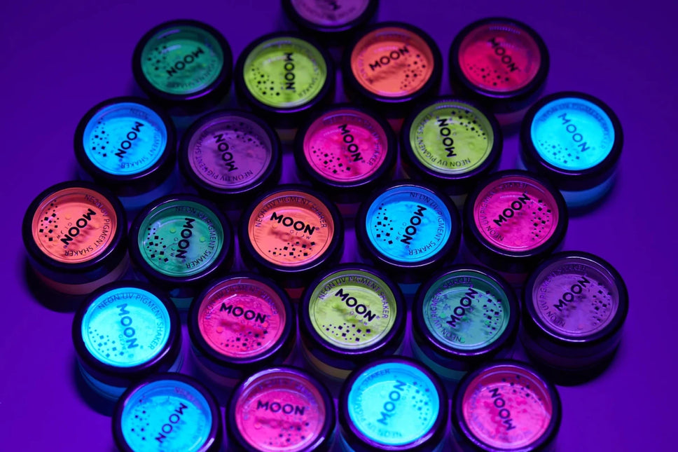 Moon Glow Neon UV Pigment Shakers Intense Orange 5g van Moon Creations koop je bij Partywinkel