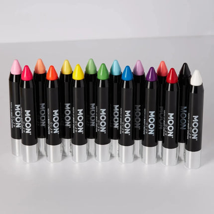Moon Glow Pastel Neon UV Body Crayons Pastel Coral 3.2g van Moon Creations koop je bij Partywinkel
