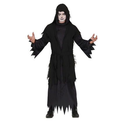 Moordenaar Halloween Kostuum Heren Zwart L van Fiestas Guirca koop je bij Partywinkel