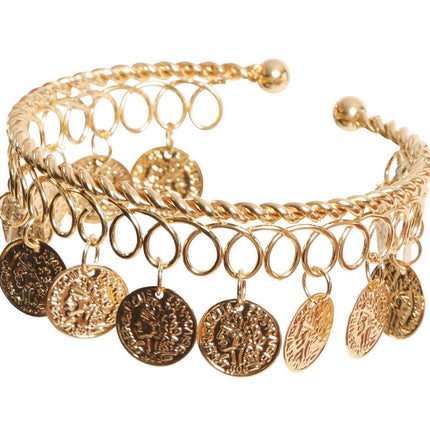 Munt Armband aal 7,5cm van Fiestas Guirca koop je bij Partywinkel