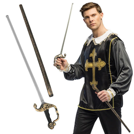 Musketier Nep Zwaard 68cm van Boland koop je bij Partywinkel