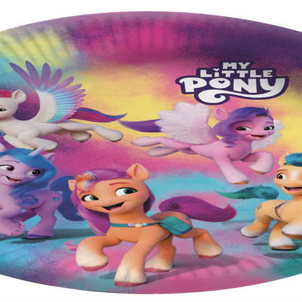 My Little Pony-tallerkener 23 cm, 8 stk.