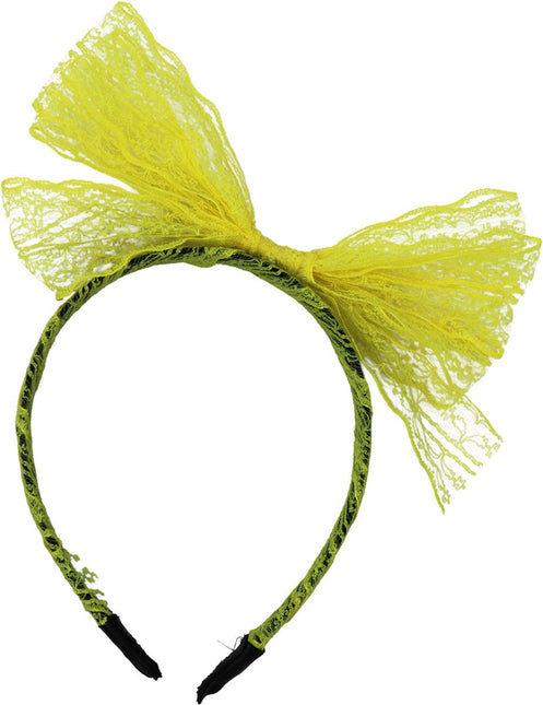 Neon 80S Accessoireset Geel 5 delig van Fiestas Guirca koop je bij Partywinkel