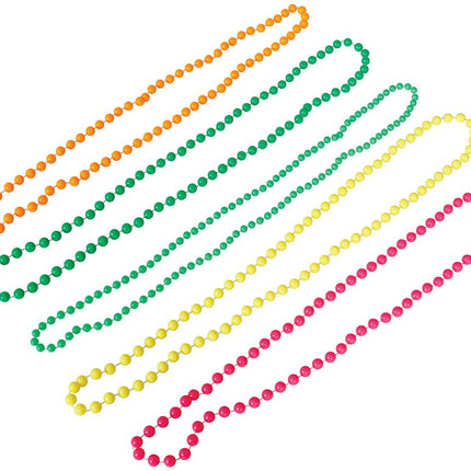 Neon 80S Kettingen 4st van Fiestas Guirca koop je bij Partywinkel