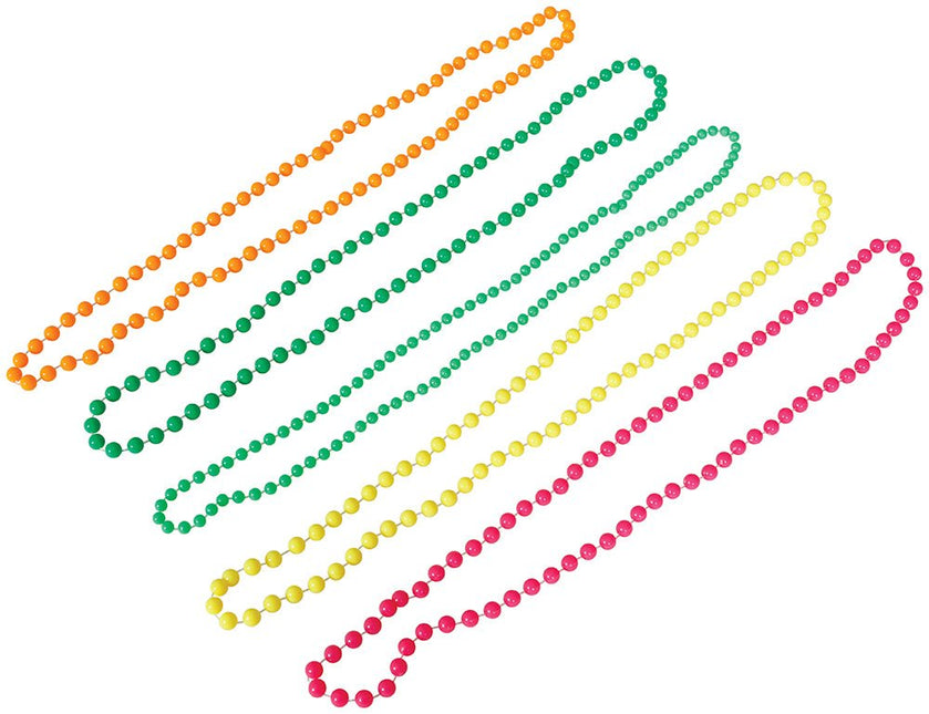 Neon 80S Kettingen 4st van Fiestas Guirca koop je bij Partywinkel