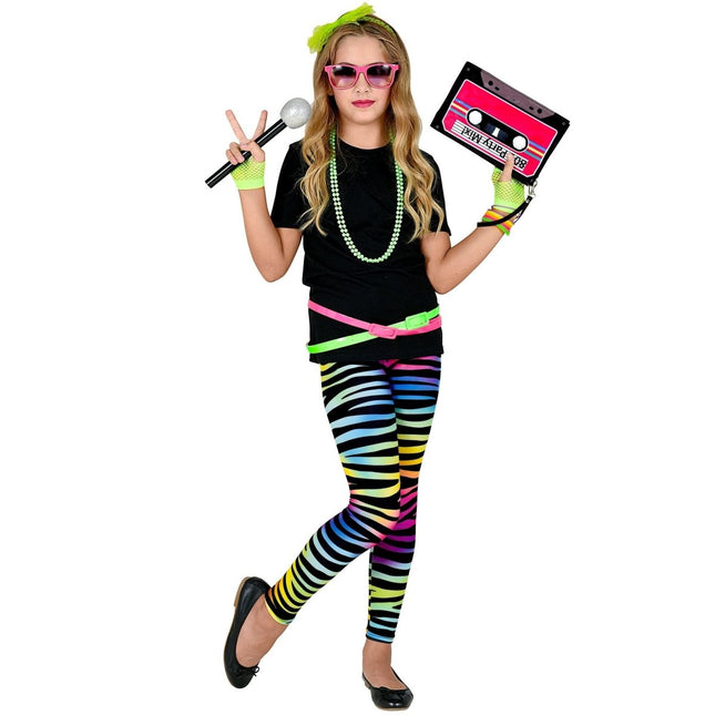 Neon 80S Legging Meisje van Widmann koop je bij Partywinkel