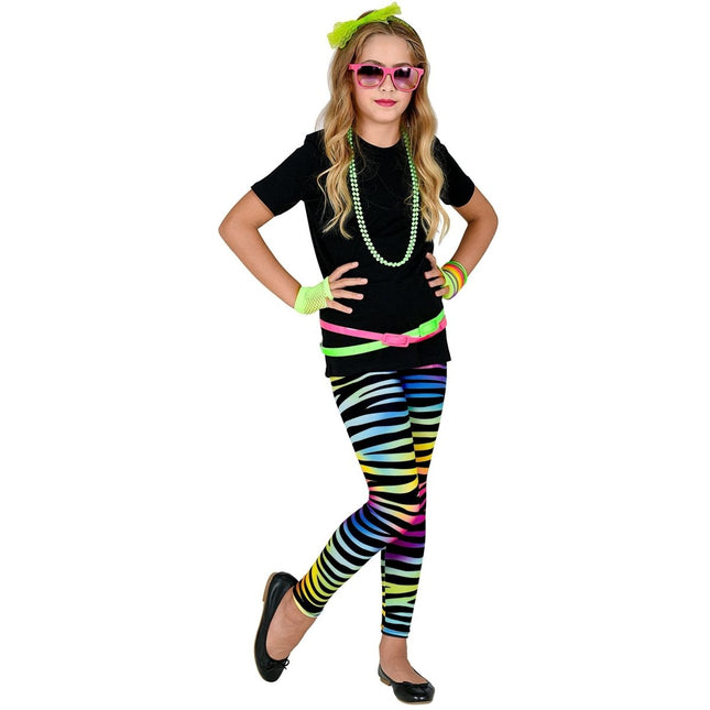 Neon 80S Legging Meisje van Widmann koop je bij Partywinkel