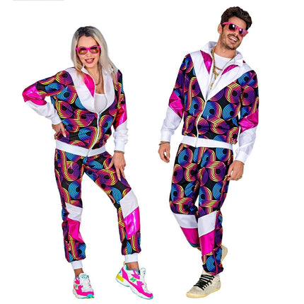 Neon 80S Trainingspak Fout Disco van Widmann koop je bij Partywinkel
