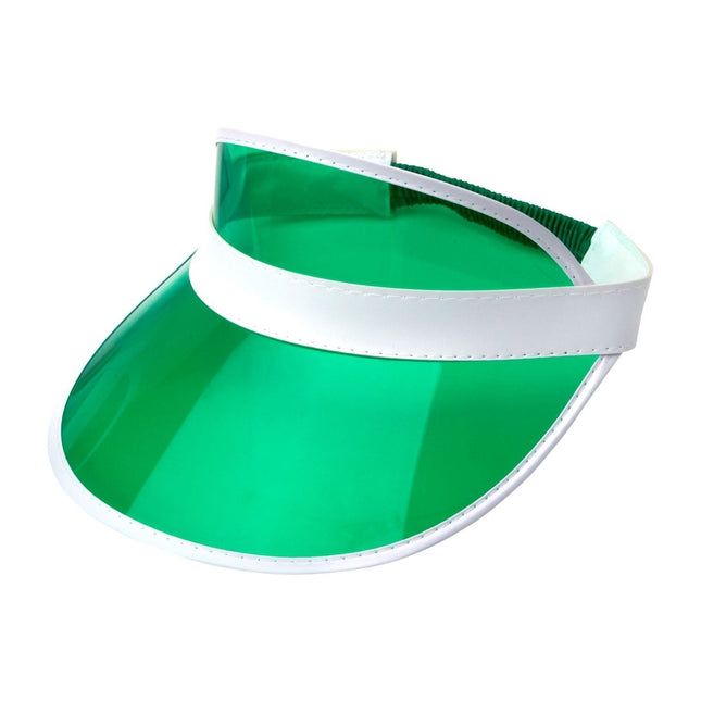 Neon 80S Zonneklep Groen van Widmann koop je bij Partywinkel