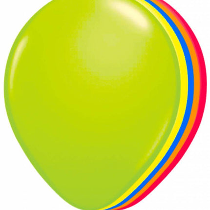 Neon Ballonnen 25cm 8st van Folat koop je bij Partywinkel