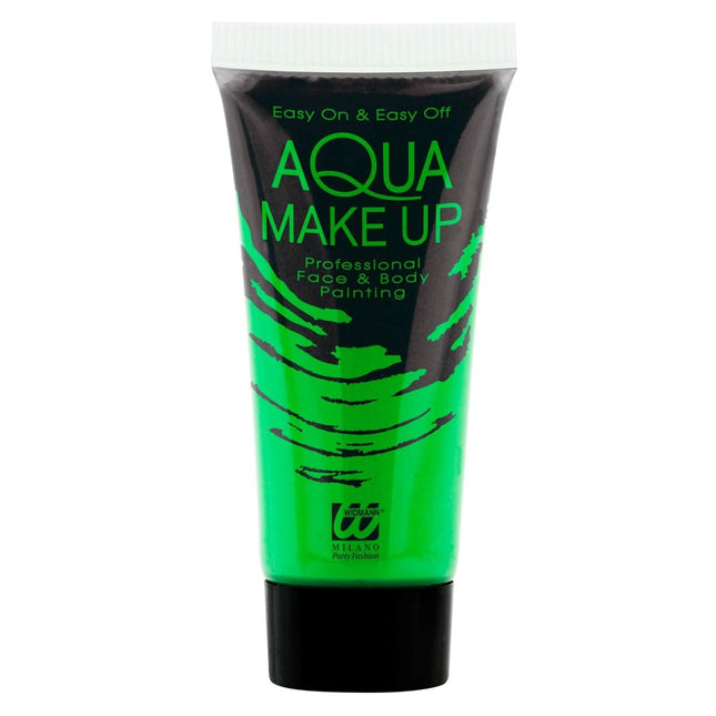 Neon Groene Schmink Glow In The Dark 30ml van Widmann koop je bij Partywinkel