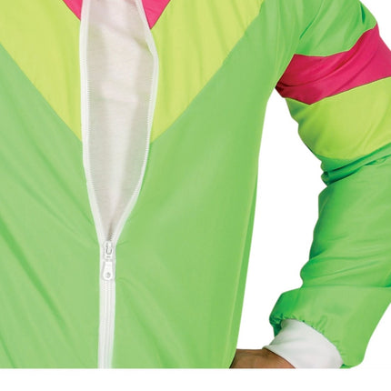 Neon Groene Trainingspak Fout Heren van Fiestas Guirca koop je bij Partywinkel