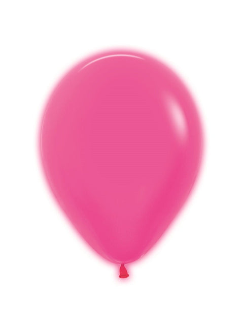 Neon Roze Ballonnen 23cm 50st van Sempertex koop je bij Partywinkel