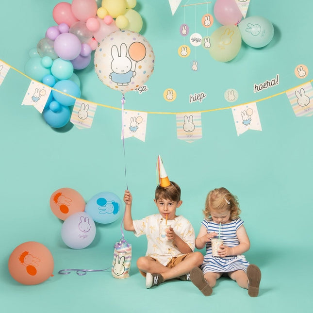 Nijntje Ballonnen 30cm 5st van Haza Witbaard koop je bij Partywinkel