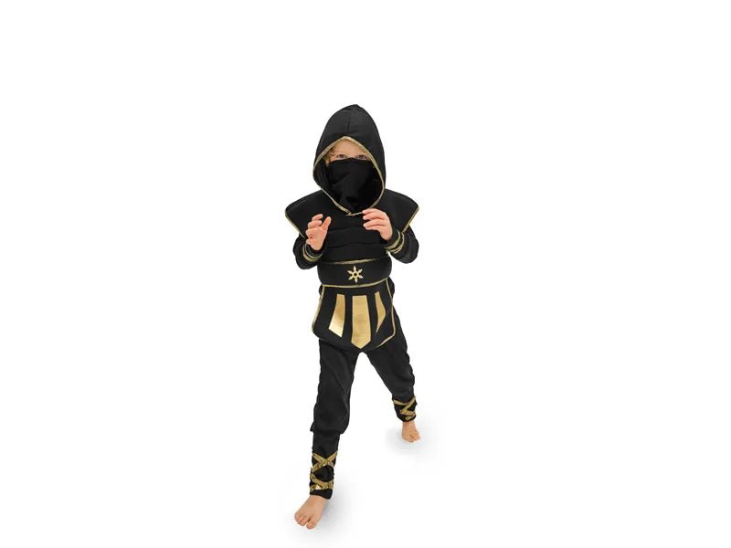 Ninja Pak Zwart Kind 3 delig van Partydeco koop je bij Partywinkel
