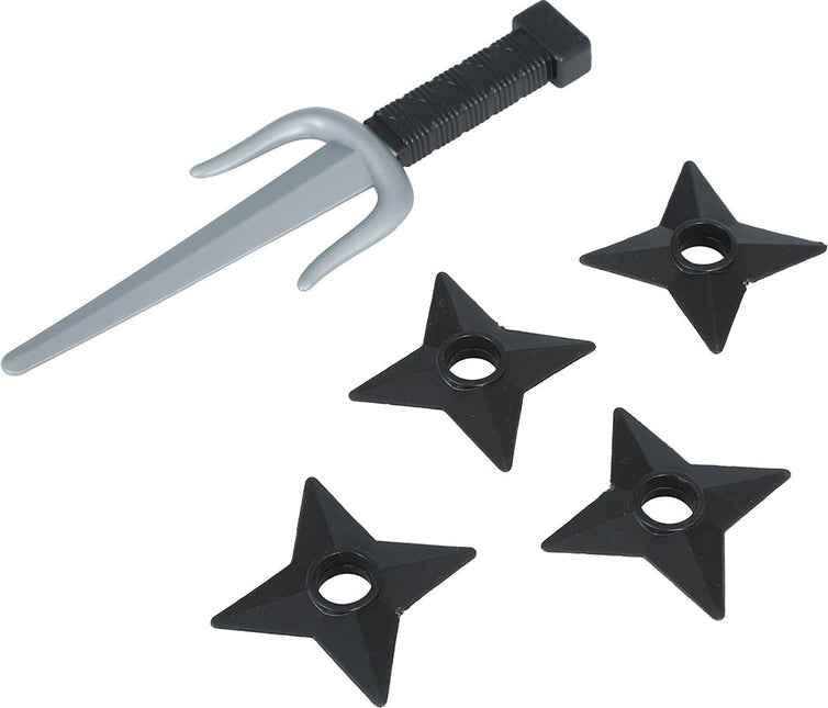 Ninja Nep Nunchaku Zwart Zilver 5st van Fiestas Guirca koop je bij Partywinkel