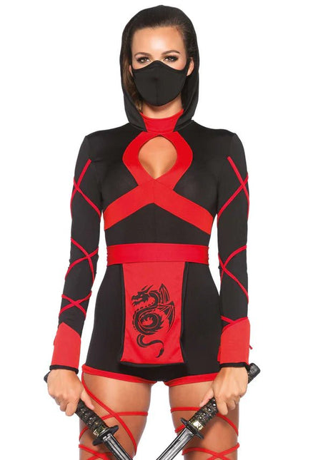 Ninja Pak Dames Bodysuit Leg Avenue van Leg Avenue koop je bij Partywinkel