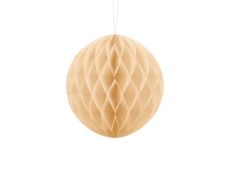 Nude Honeycomb 20cm van Partydeco koop je bij Partywinkel
