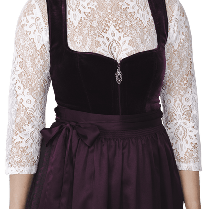 Oktoberfest Blouse Wit Dames Kant van Haus Huberts koop je bij Partywinkel