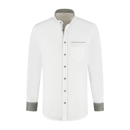 Oktoberfest Blouse Wit Heren van Haus Huberts koop je bij Partywinkel