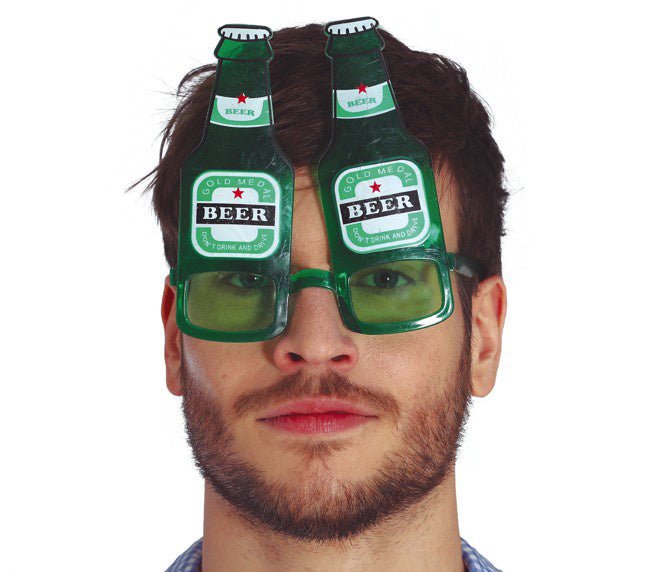 Oktoberfest Bril Bierflesjes van Fiestas Guirca koop je bij Partywinkel