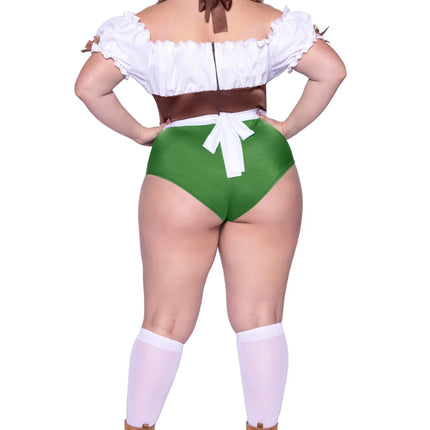 Oktoberfest Dirndl Kostuum Dames Plus Size Leg Avenue van Leg Avenue koop je bij Partywinkel