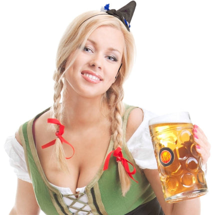 Oktoberfest Haarband Tiroler Hoed 12cm van Folat koop je bij Partywinkel