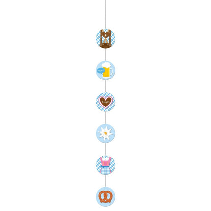 Oktoberfest Hangdecoratie 1,3m 4st van Riethmueller koop je bij Partywinkel