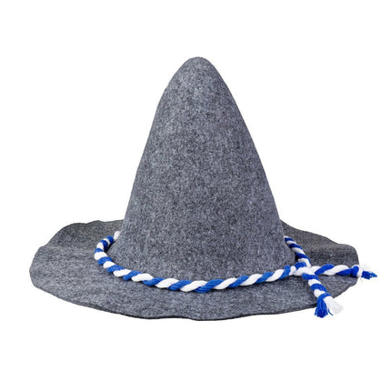 Oktoberfest Hoed Lichtgrijs van Boland koop je bij Partywinkel