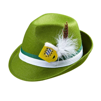 Oktoberfest Hoed Tiroler Groen van Widmann koop je bij Partywinkel