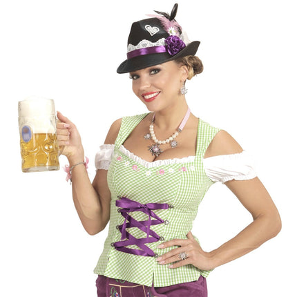 Oktoberfest Hoed Tiroler Zwart van Widmann koop je bij Partywinkel