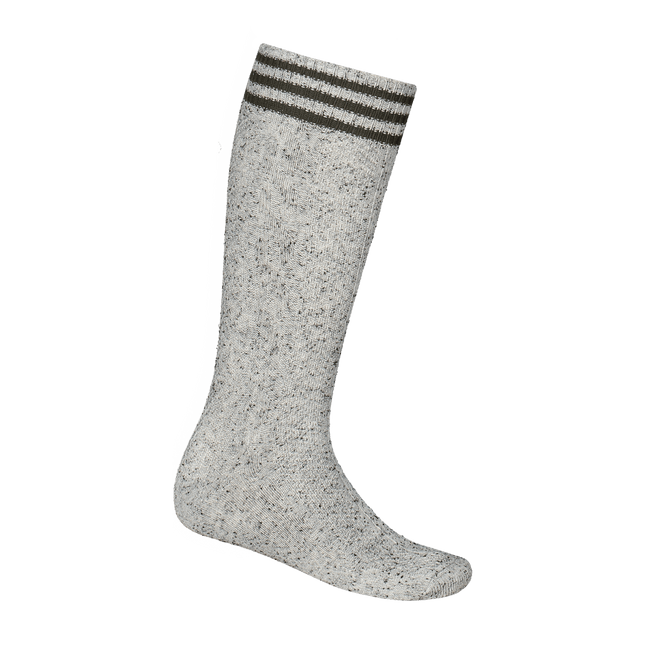 Oktoberfest Kousen Grijs Heren Met Groene Strepen van Haus Huberts koop je bij Partywinkel