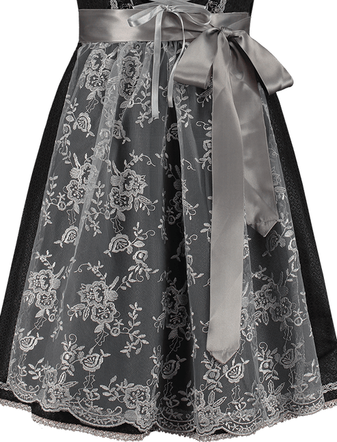 Oktoberfest Schort Grijs Dames van Haus Huberts koop je bij Partywinkel