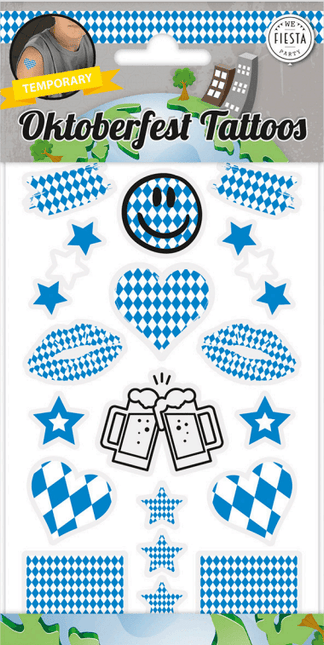 Oktoberfest Tattoo van WeFiesta koop je bij Partywinkel